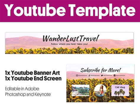 Travel Youtuber Youtube Channel Art Youtube Banner Youtube | Etsy in 2021 | Youtube banners ...
