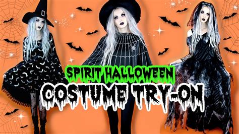 Spirit Halloween Costume Haul Try On Youtube