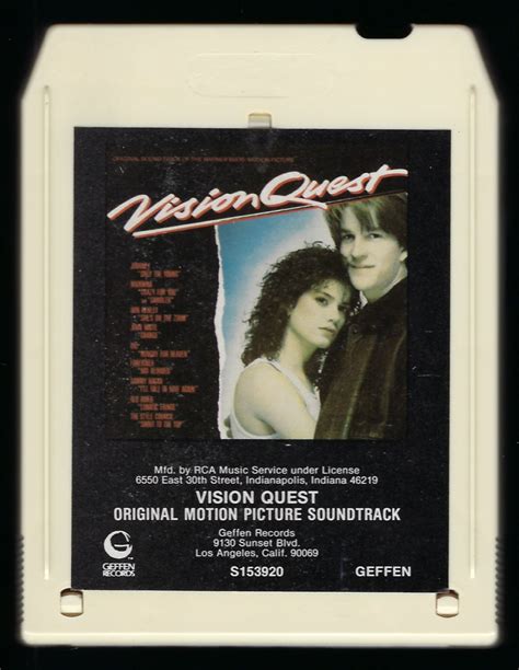 Vision Quest Motion Picture Soundtrack 1985 Rca T9 8 Track Tape