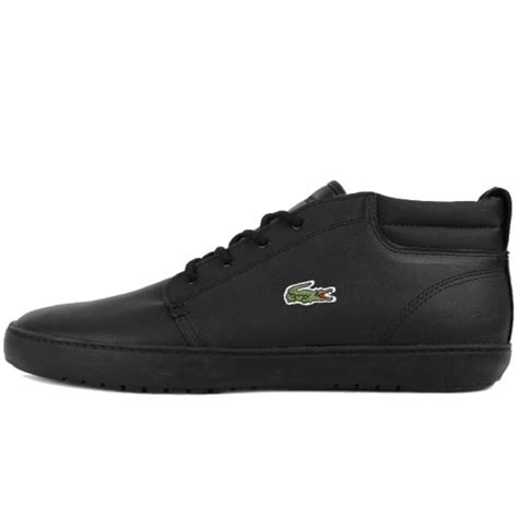 Lacoste Lacoste Ampthill Terra 316 Black Leather Trainer Boots Lacoste From Club Jj Uk