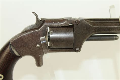 Antique Sandw Smith And Wesson Model Number 2 Civil War Revolver 011