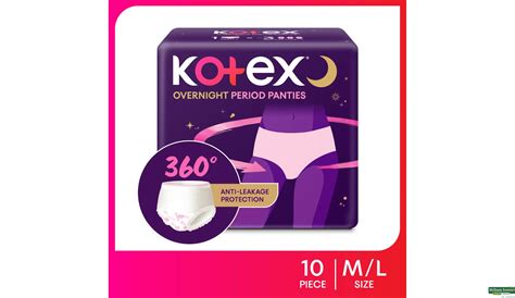 Buy Kotex Overnight Period Panties Ml 10 Pcs Online At Best Price