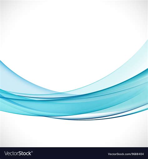 Abstract Elegant Light Blue Curve Royalty Free Vector Image