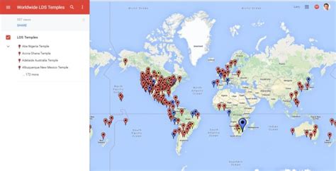 Interactive Map Of Lds Temples Worldwide Lds365