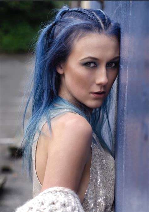 Blue Hair Girl Pure Hair