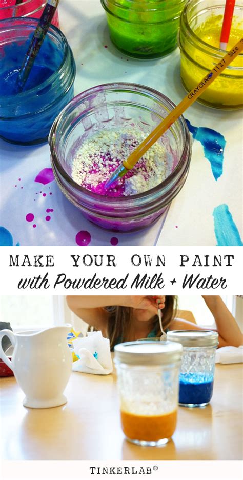 Powdered Milk Paint Recipe For Kids Tinkerlab