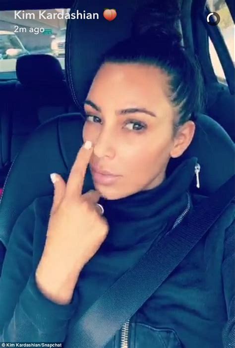 Kim Kardashian Uses Latest Selfie Snapchat Video To Claim Shes Going