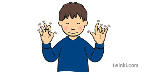 Wiggle Your Fingers Body Parts Actions Eyfs Illustration Twinkl