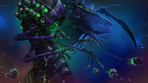 Hots Heroes Of The Storm Starcraft Mechs Crossover Zerg Video Game Art