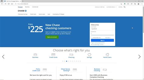 Chase Credit Card Online Login Chase Credit Card Sign In Chase