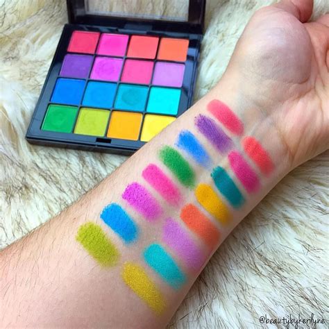 Those Colors Beautybykerilyne Swatched Our New Brights Ultimate Shadow