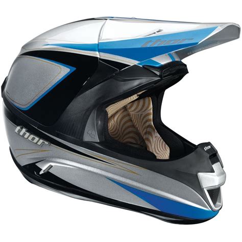 Full face helmet in thermoplastic, made using the latest generation materials. Thor Force 2 Edge Motocross Helmet Blue | Motocross ...