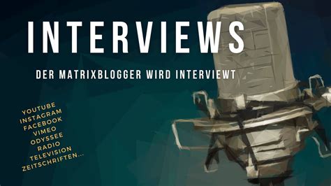 Interview Im Radio Mephisto Luzides Träumen Der Matrixblogger