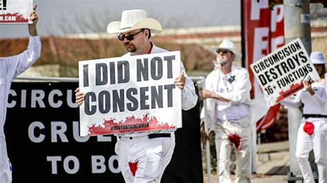 Bloodstained Men Will Take Anti Circumcision Protest To Local Streets