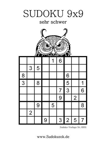 Sudoku sehr schwer wenn sie hier sind um sudoku höllisch zu spielen bedeutet dies, dass sie ein erfahrener sudoku spieler sind. Sudoku sehr schwer | Sudokuzok.de