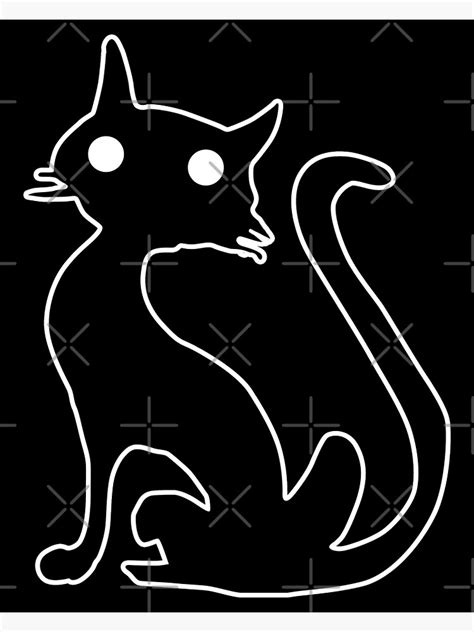Night Night Cat Poster For Sale By Urbanmythology Redbubble