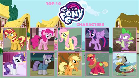 My Top 10 My Little Pony Characters Meme By Carriejokerbates On Deviantart