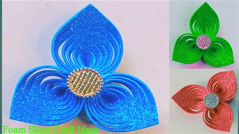 Giant Foam Flower Diy Giant Foam Flowers Tutorial Foam Sheet Craft