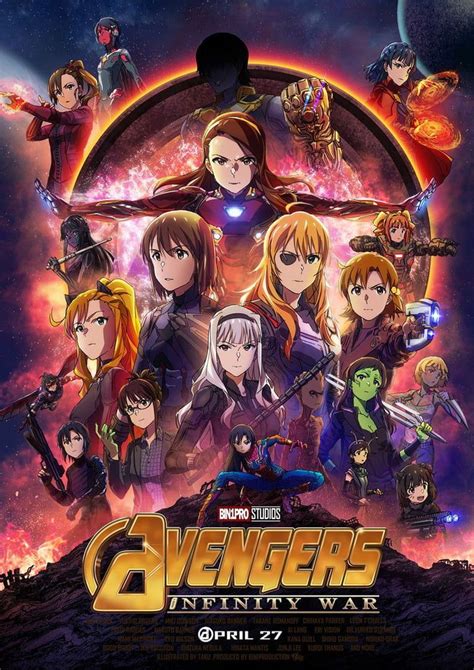 Avengers Endgame Anime Art And Collectibles Prints