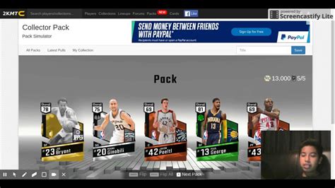 Nba 2k series, all player cards and other game assets are property of 2k sports. NBA 2k collectors pack simulator - YouTube