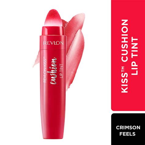 Buy Revlon Kiss Cushion Lip Tint Crimson Feels 44 Ml Online At Best