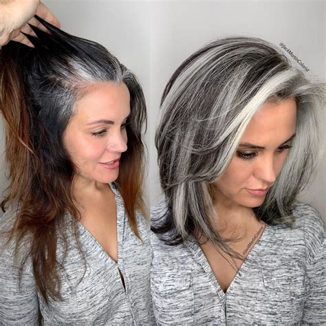 ᒍᗩᑕk ᗰᗩᖇtiᑎ On Instagram “some Ladies They Only Have Heavy Grey Around Their Front Hair Line