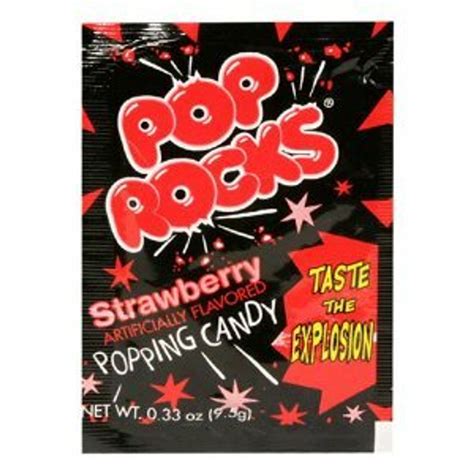 Pop Rocks Strawberry Popping Candy The Wake Shop