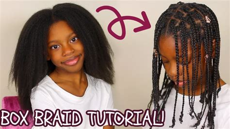 If proper care is taken. How To: Kids BOX BRAIDS Tutorial (No Hair Added) Easy ...