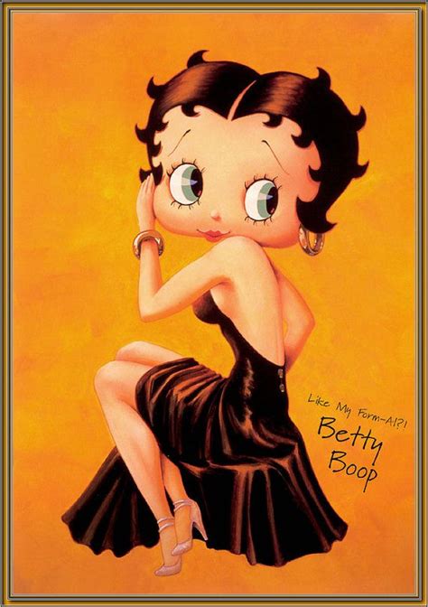 Betty Boop Girl Pinup Giclee Print On Museum Quality Paper Andor
