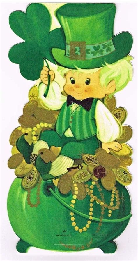 Vintage St Patrick S Day Card Saint Patricks Day Art St Patricks Day Cards Happy St Patricks