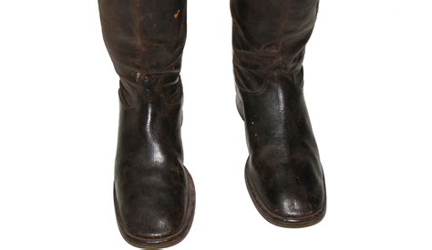 Civil War Period Black Leather Boots — Horse Soldier