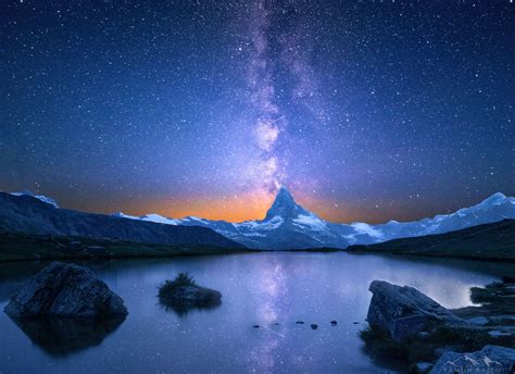 Milky Way Over The Matterhorn Milky Way Deep Space Event Horizon