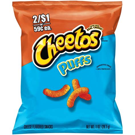 Cheetos Puffs Flavored Snacks 1 Oz Bag