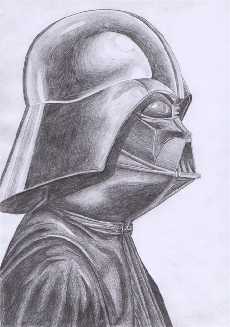 Pencil Drawing Darth Vader Star Wars Drawings Darth Vader Drawing Disney Art Drawings