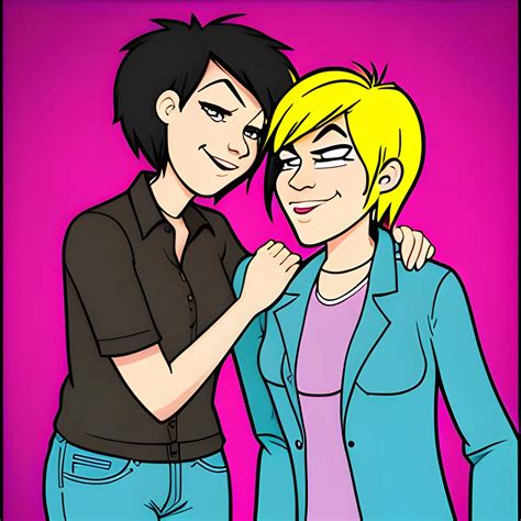 Lesbian Cartoon Arthub Ai