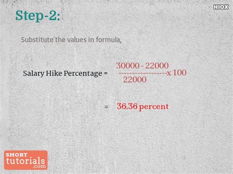 How To Calculate Increment Salary Percentage Haiper