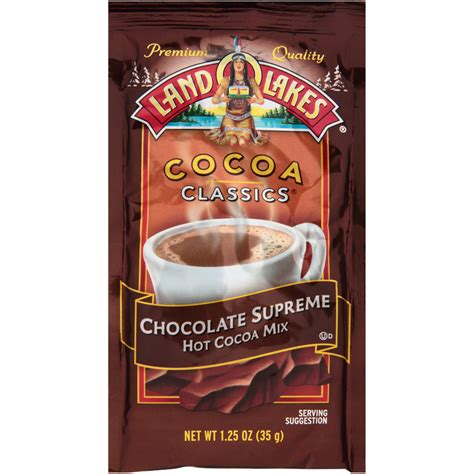 Land O Lakes® Cocoa Classics, Chocolate Supreme, 1.25-Ounce Packets - Land O' Lakes Cocoa Classics