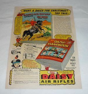 Nolstalgic Vintage Style Daisy Red Ryder Air Rifle Tin Sign On Popscreen