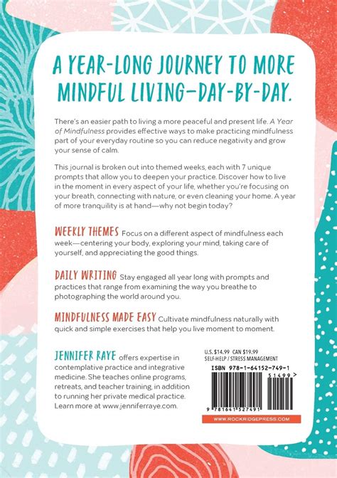 A Year Of Mindfulness A 52 Week Guided Journal To Cultivate Peace And