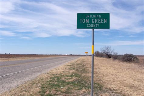 Welcome To Tom Green County Texas Entering Tom Green Coun Flickr
