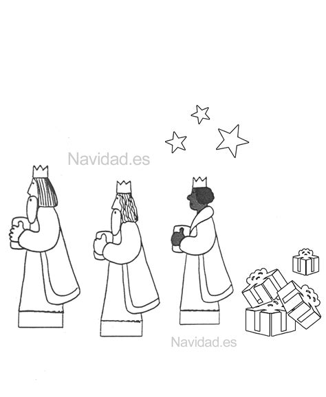 Top Imagenes De Los Reyes Magos Para Colorear Destinomexico Mx
