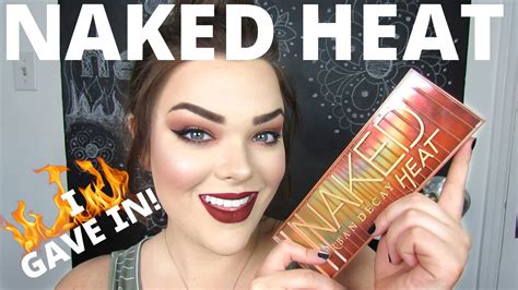 UD NAKED HEAT First Impressions Try On Live Swatches Wear Test YouTube