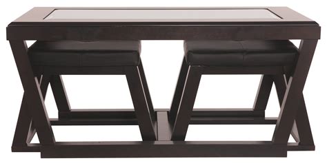 Kelton Coffee Table With Nesting Stools T592 1 By Signature Design By