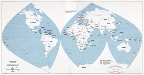 Large Scale Political Map Of The World 1983 World Mapsland Maps