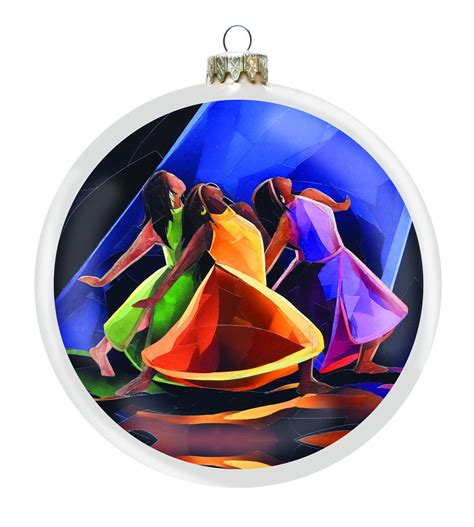 Praises Go Up African American Christmas Ornament By Carl M Crawford