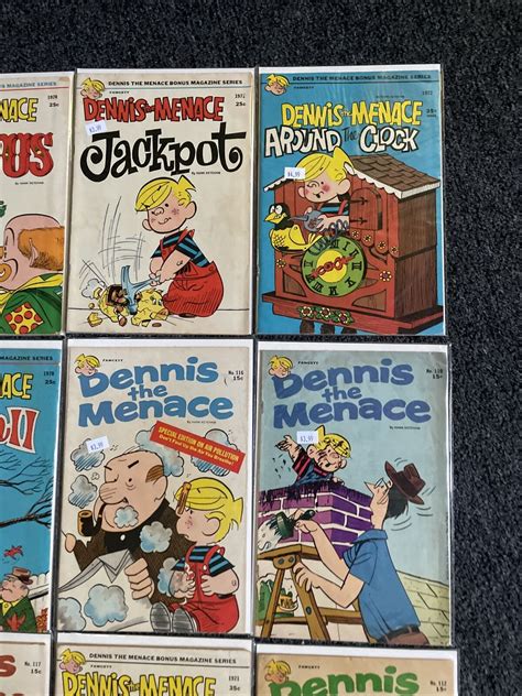 Dennis The Menace 14 Comic Book Lot Hallden Fawcett 15c And Up Ebay