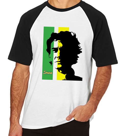 Site de fórmula 1 com resultados, notícias, calendário e pilotos das equipes. Camiseta Raglan Camisa Blusa Ayrton Senna Corrida f1 Carro ...