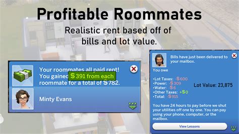 Mod The Sims Profitable Roommates