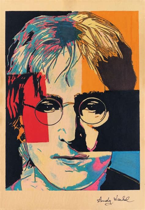 John Lennon Andy Warhol 1928 1987 Andy Warhol Pop Art Andy