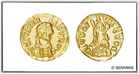 Triens Pseudo Imperial De Justinien A La Victoire 550 578 R D